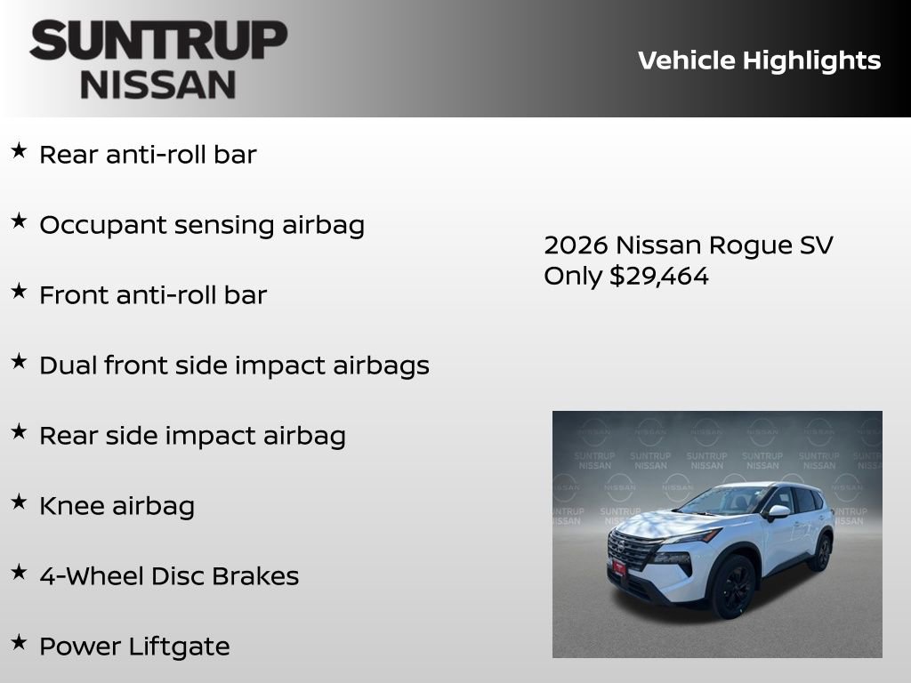 New 2026 Nissan Rogue SV AWD/4WD image 23