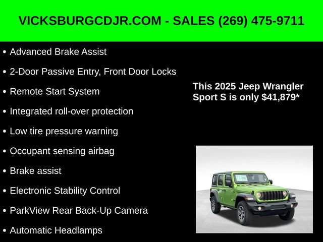 New 2025 Jeep Wrangler Sport S image 27