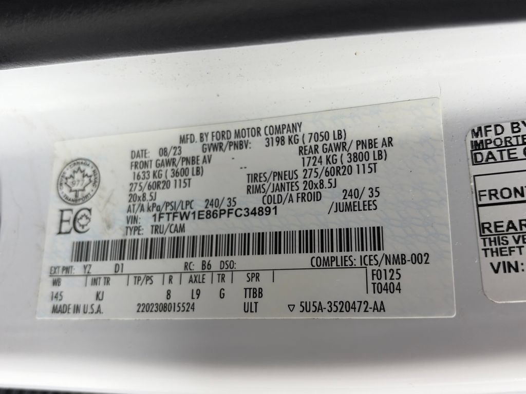 Certified 2023 Ford F150 King Ranch w/ FX4 Off-Road Package AWD/4WD image 9