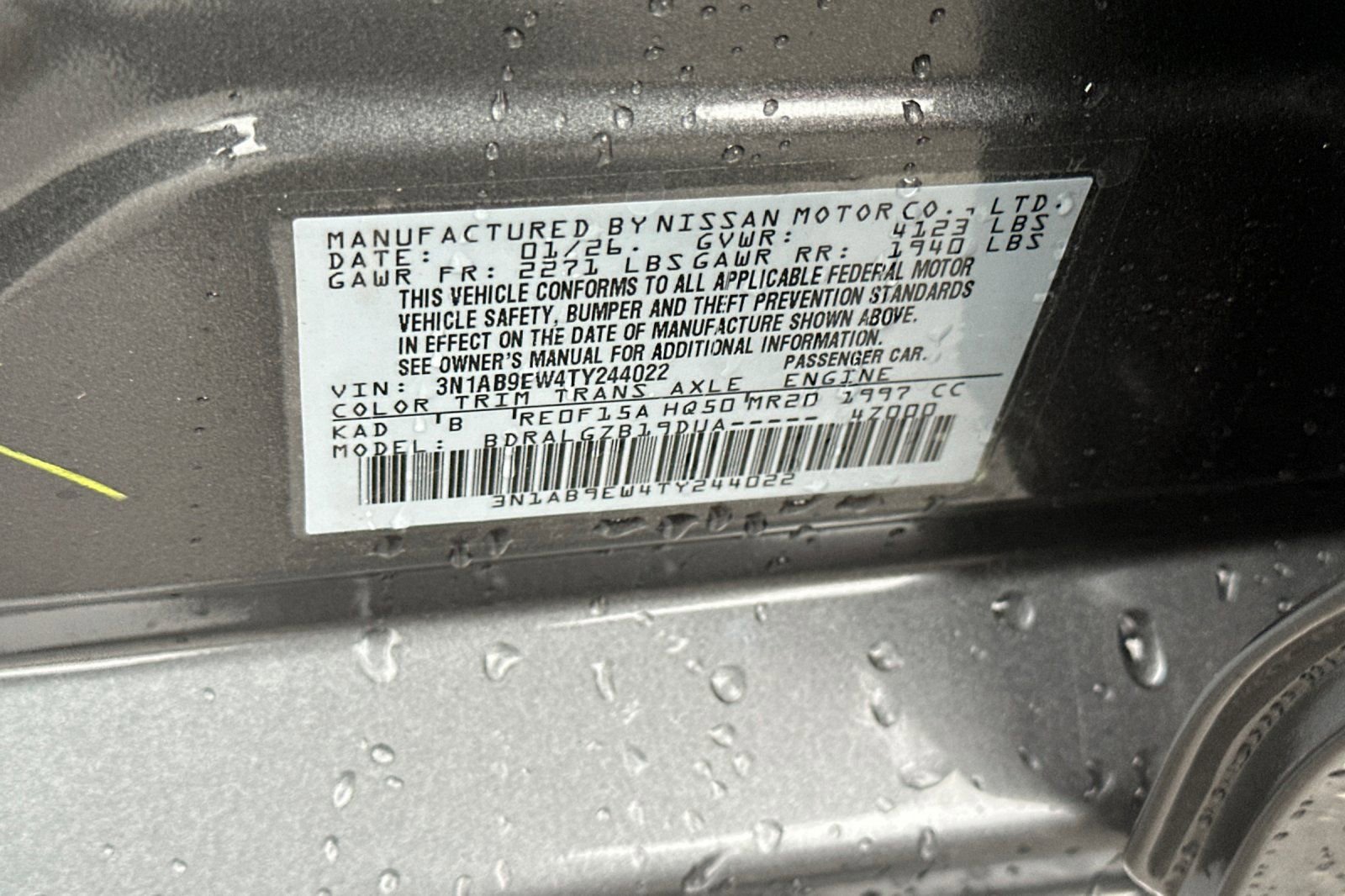 New 2026 Nissan Sentra SL w/ Floor Mat Package image 21