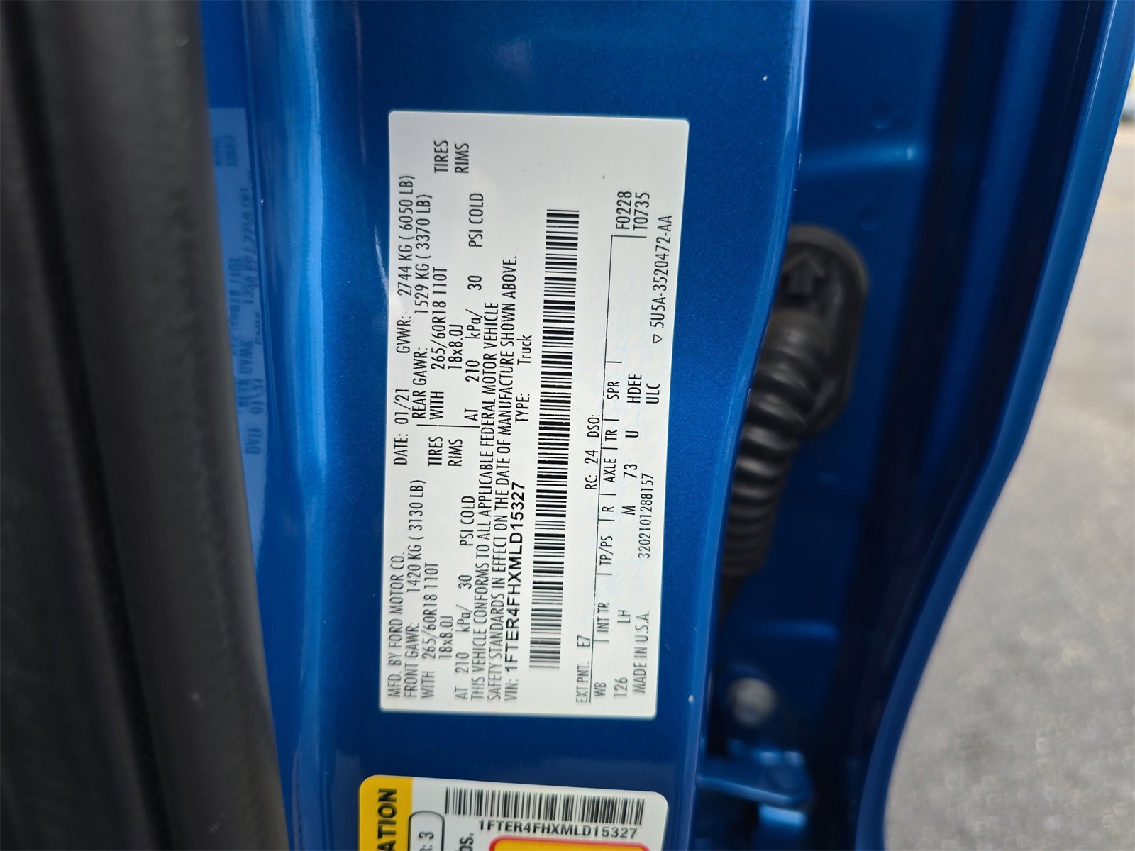 Used 2021 Ford Ranger XL w/ FX4 Off-Road Package image 30