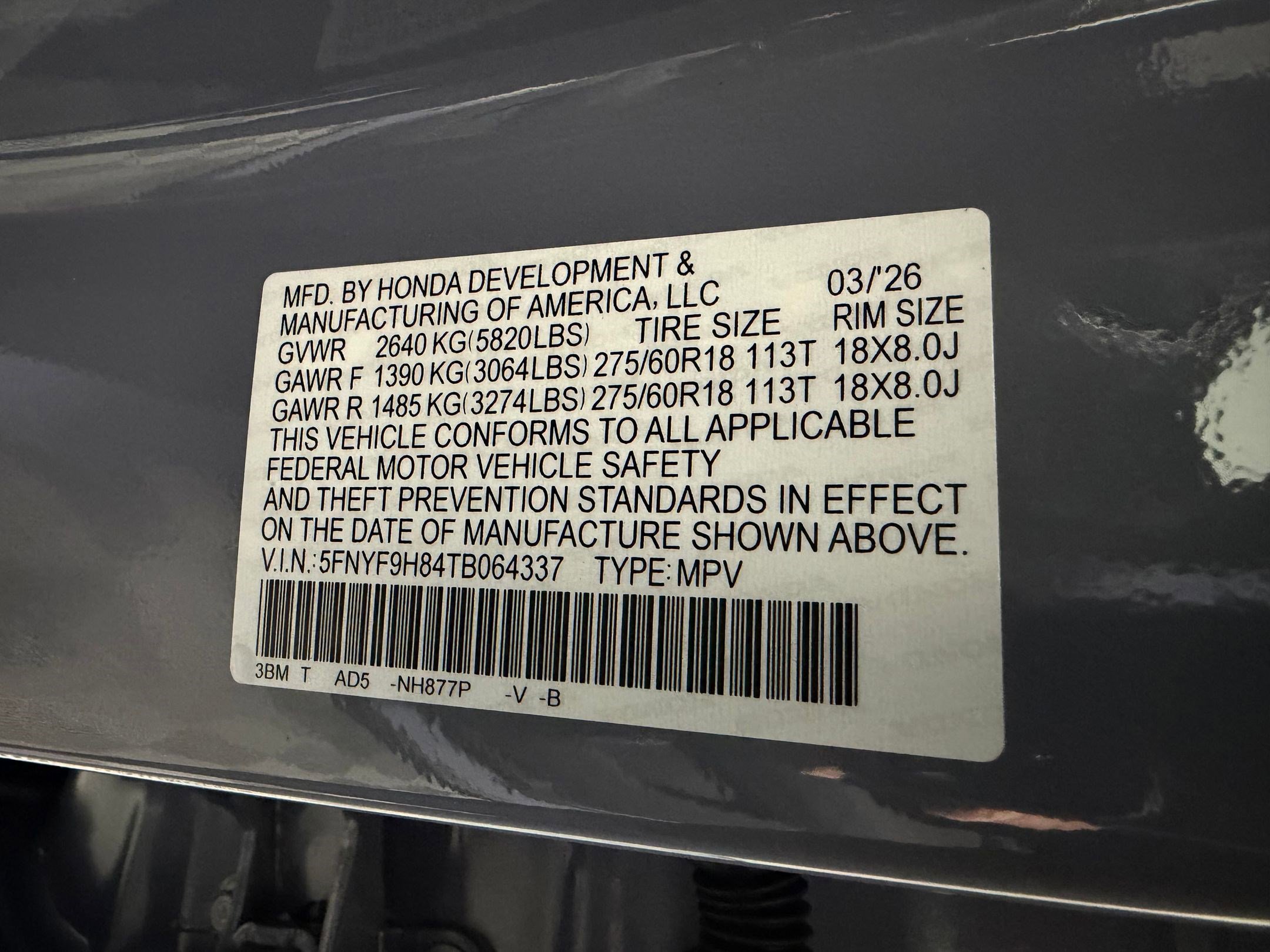 New 2026 Honda Passport TrailSport Elite image 17