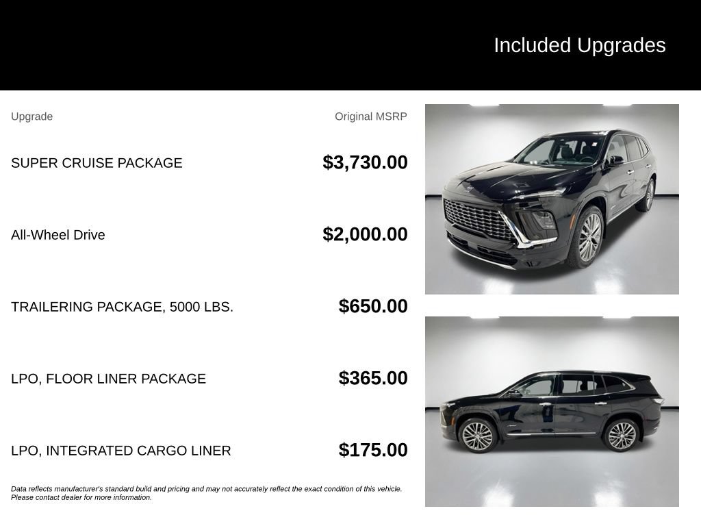 Used 2025 Buick Enclave Avenir w/ Super Cruise Package AWD/4WD image 7