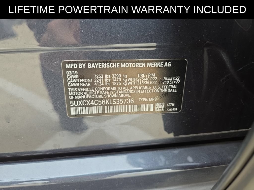 Used 2019 BMW X7 xDrive50i w/ Dynamic Handling Package AWD/4WD image 14