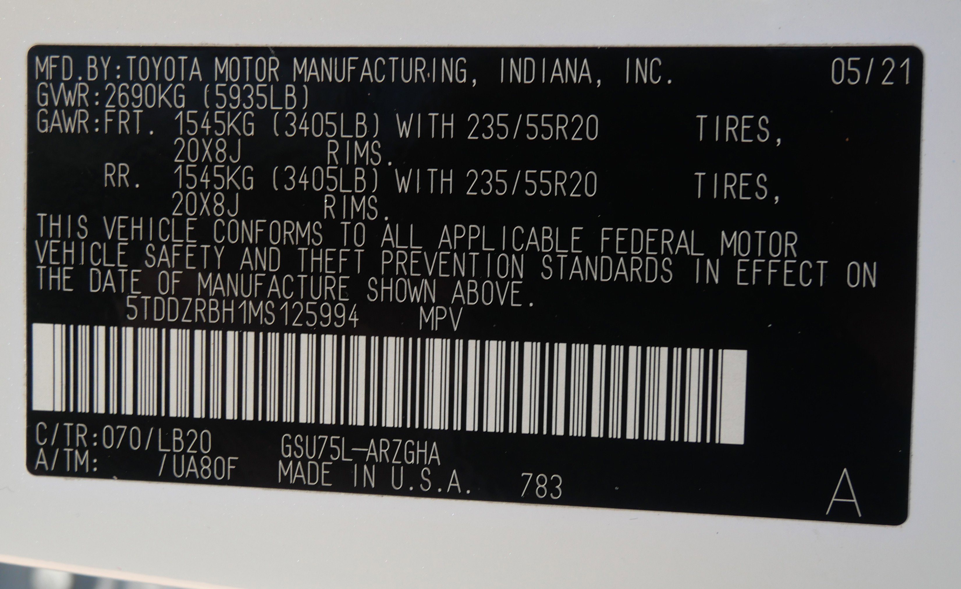 Used 2021 Toyota Highlander Limited image 33