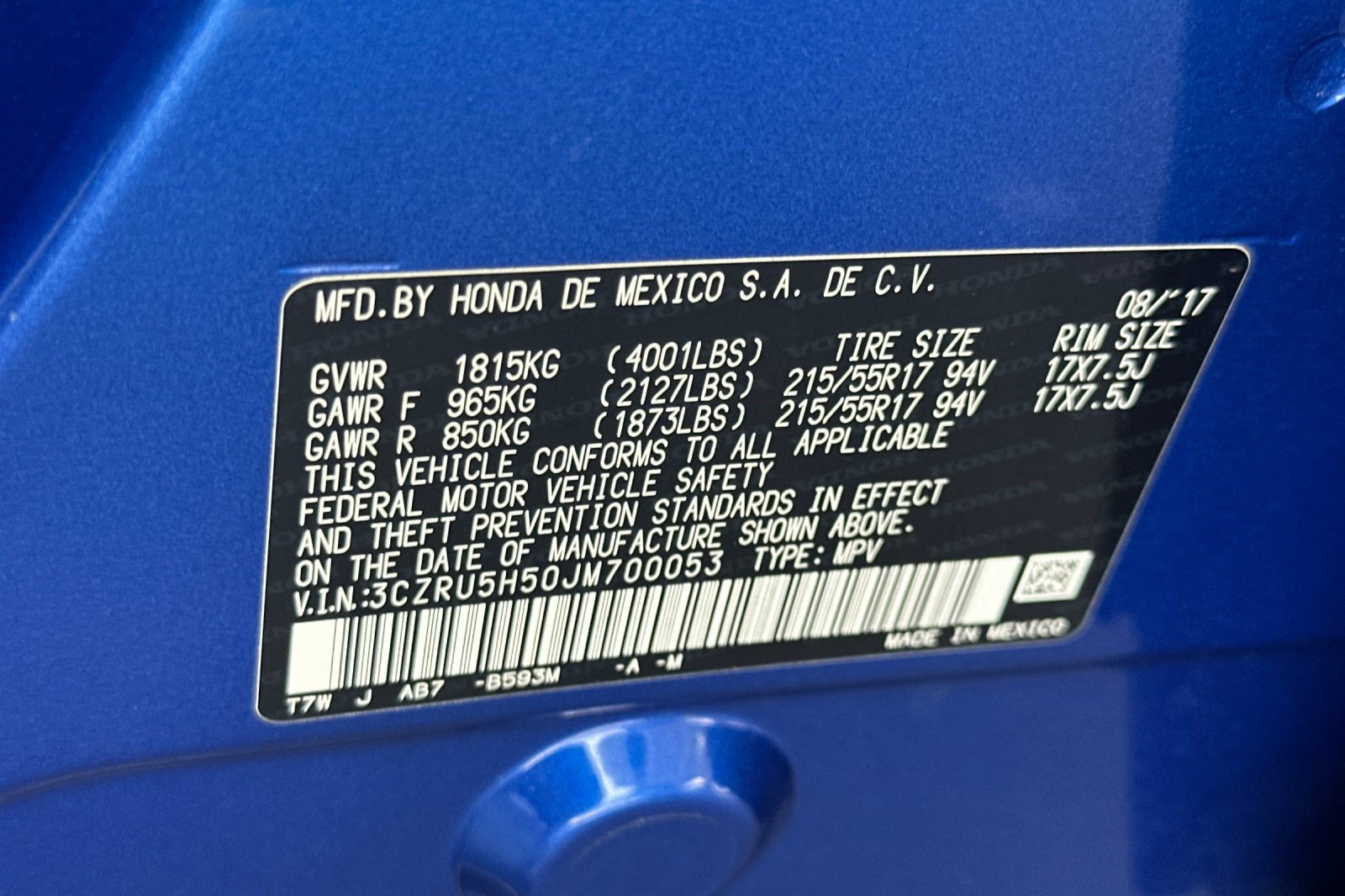 Used 2018 Honda HR-V EX image 38