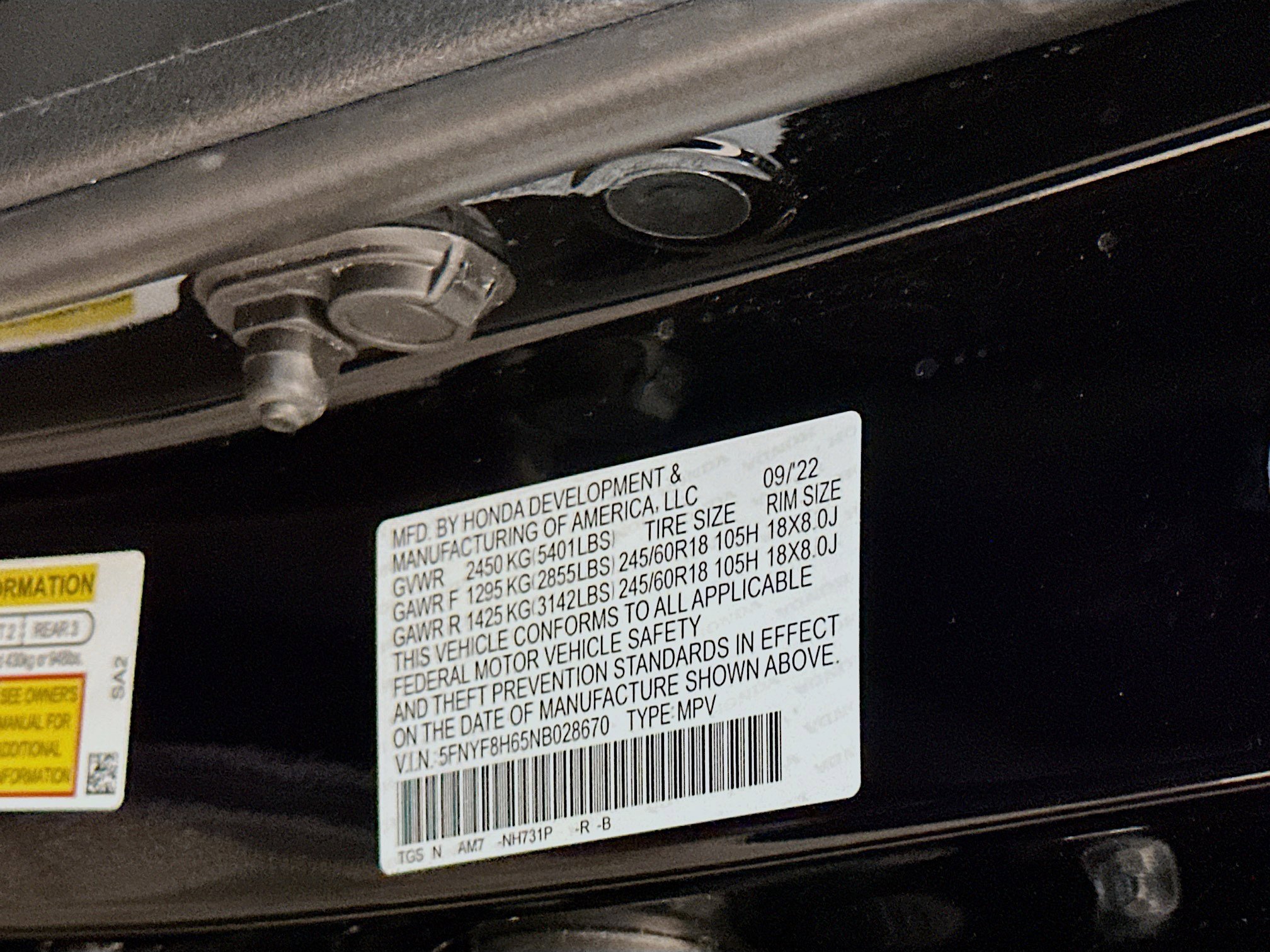 Used 2022 Honda Passport TrailSport image 12