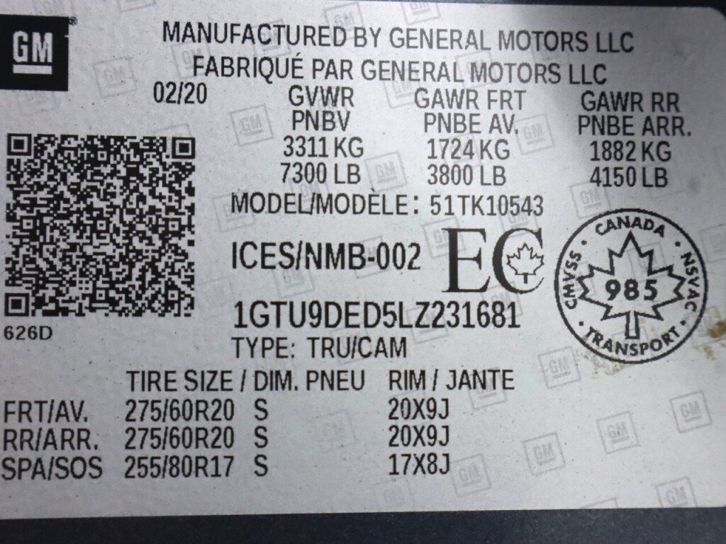 Used 2020 GMC Sierra 1500 SLT w/ SLT Premium Package AWD/4WD image 56