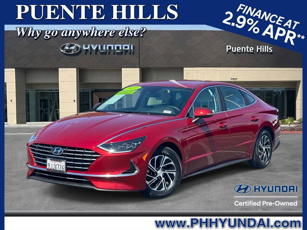 Certified 2023 Hyundai Sonata Blue image 1