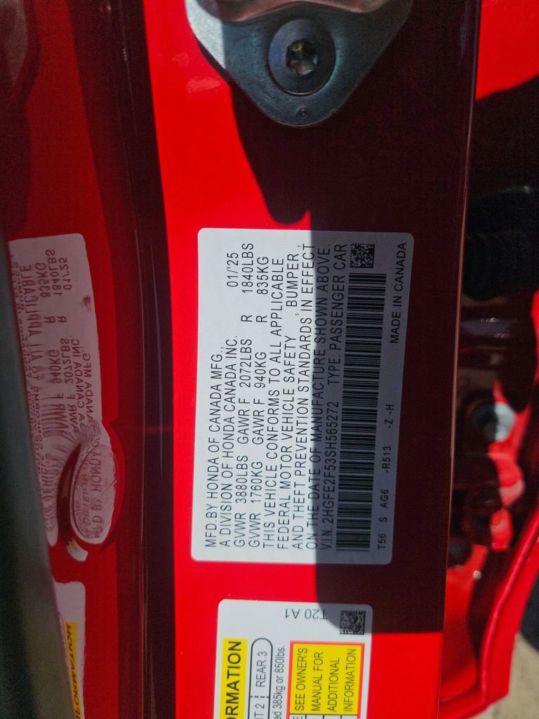 Used 2025 Honda Civic Sport image 30