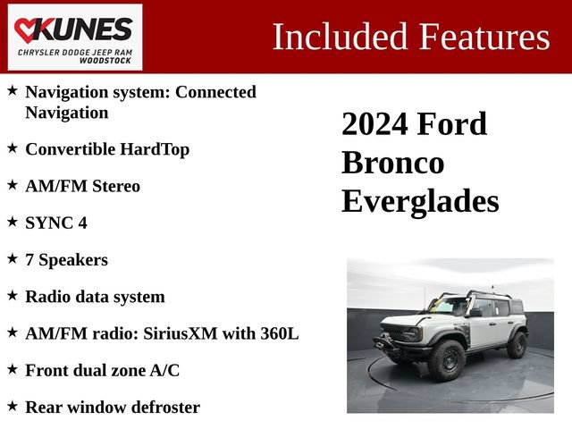 Used 2024 Ford Bronco Everglades AWD/4WD image 3