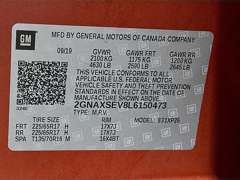 Used 2020 Chevrolet Equinox LS w/ LS Convenience Package image 31