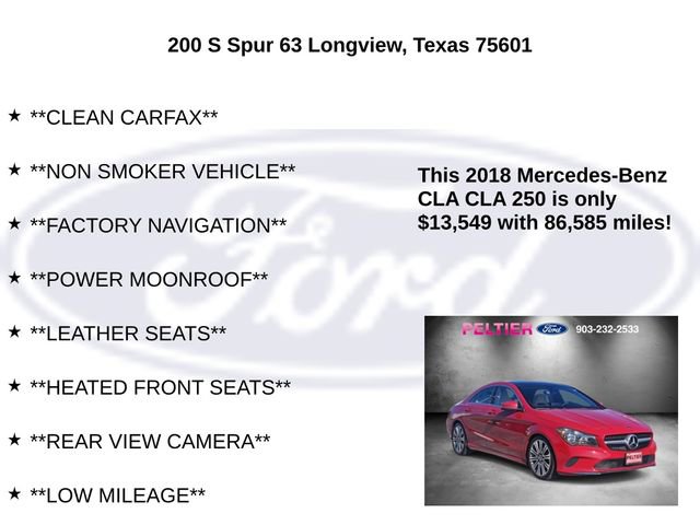 Used 2018 Mercedes-Benz CLA 250 image 5