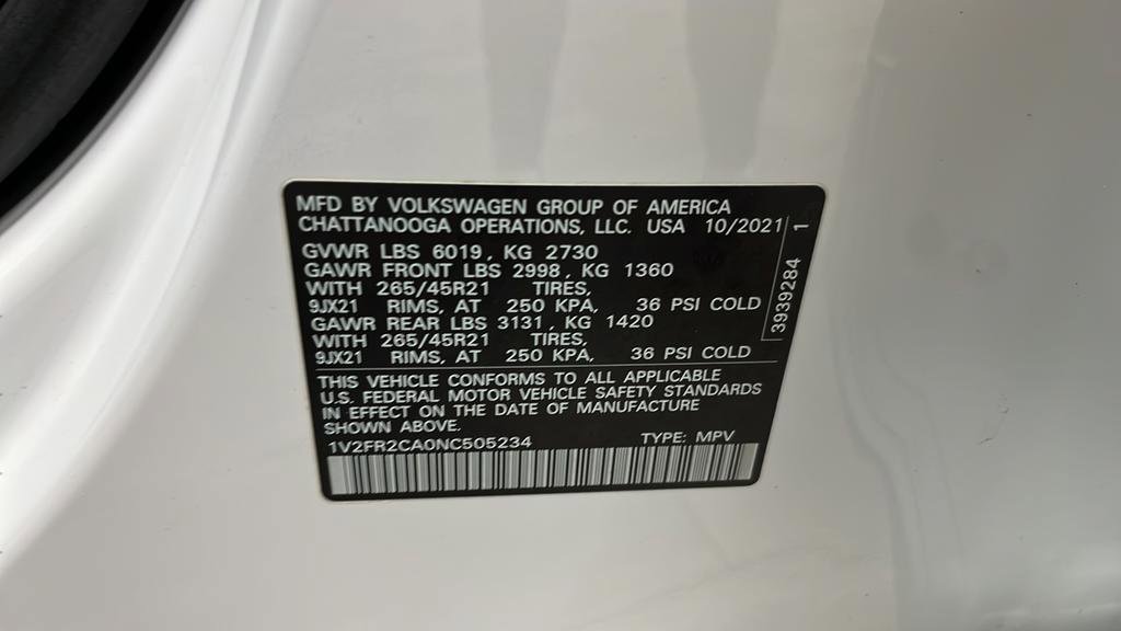 Used 2022 Volkswagen Atlas SEL Premium AWD/4WD image 30