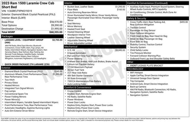 Used 2023 RAM 1500 Laramie AWD/4WD image 36
