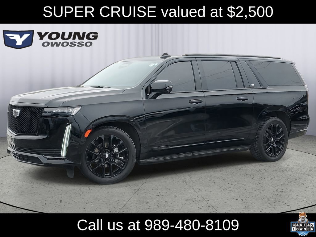 Used 2023 Cadillac Escalade ESV Sport Platinum w/ Heavy-Duty Trailer Package