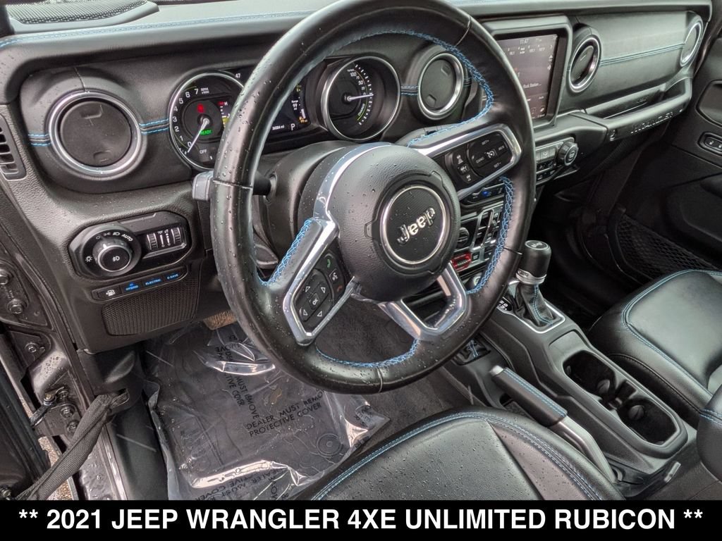 Used 2021 Jeep Wrangler Unlimited Rubicon 4xe w/ Steel Bumper Group AWD/4WD image 2