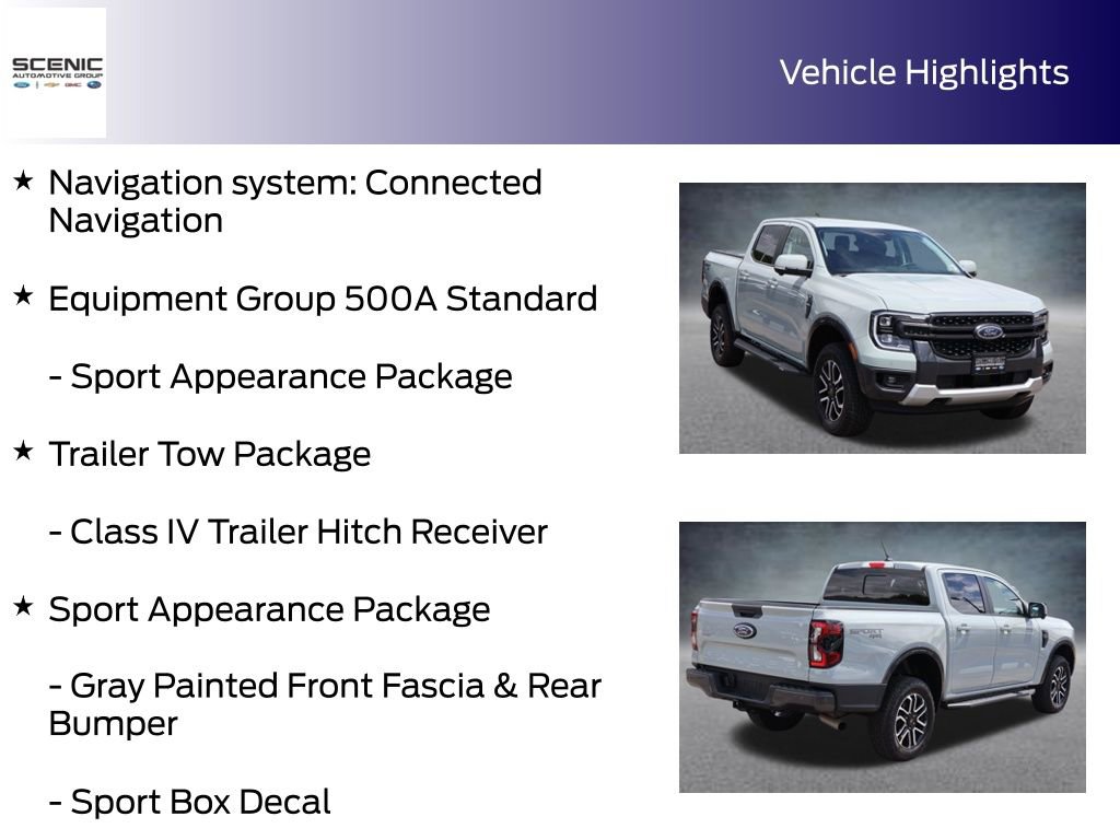 Used 2024 Ford Ranger Lariat w/ Trailer Tow Package AWD/4WD image 5