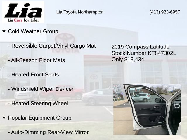 Used 2019 Jeep Compass Latitude w/ Popular Equipment Group image 7