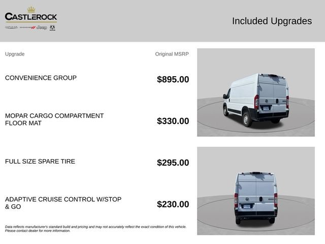 New 2026 RAM ProMaster 1500 w/ Convenience Group FWD image 4