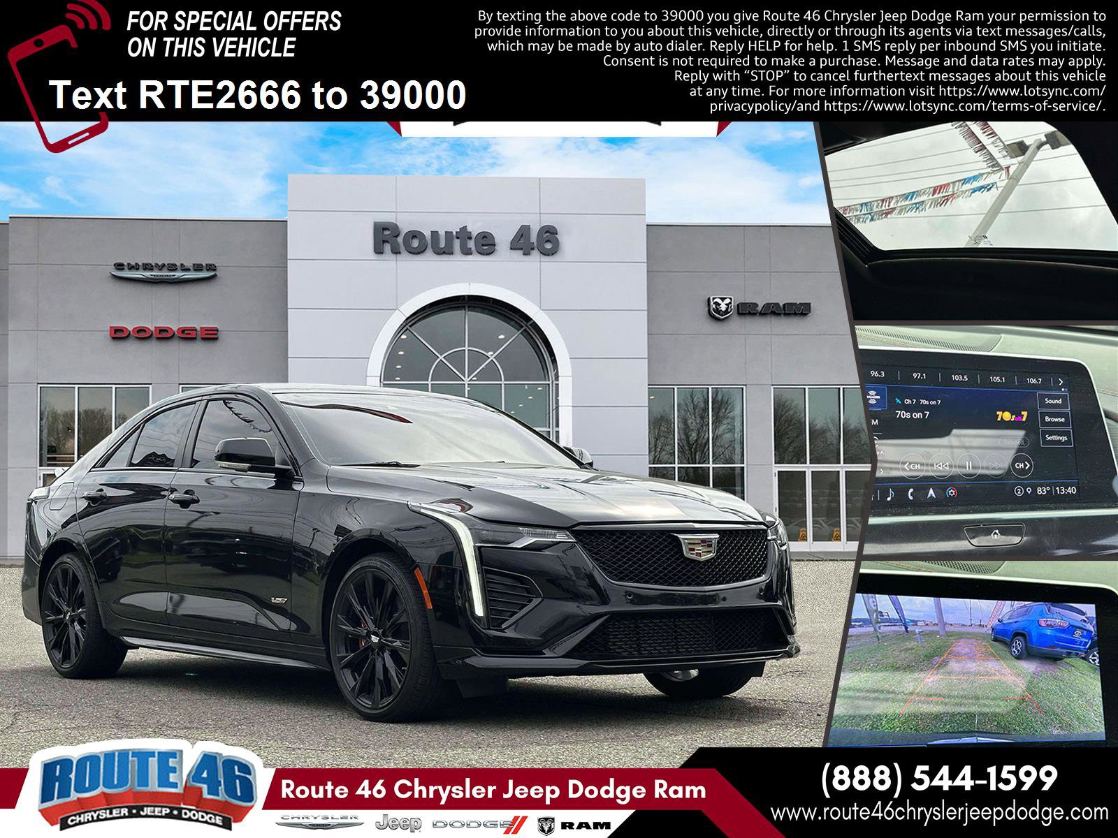 Used 2022 Cadillac CT4 V w/ Navigation Package