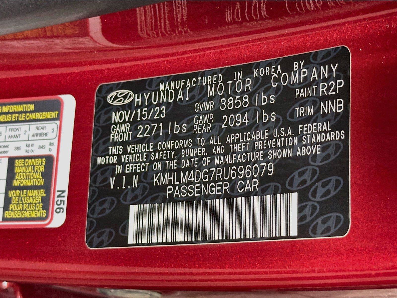 Used 2024 Hyundai Elantra SEL FWD image 39