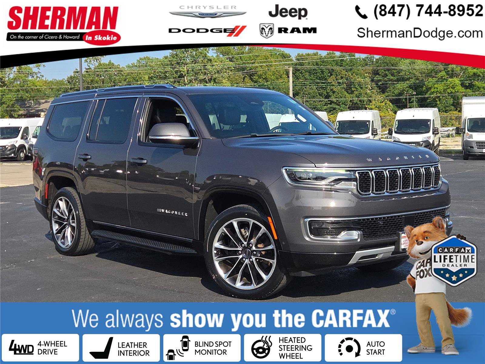 Certified 2022 Jeep Wagoneer Series II w/ Premium Group I
