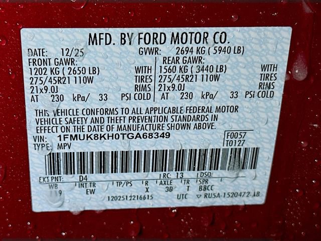 New 2026 Ford Explorer ST-Line w/ ST-Line Street Pack image 17