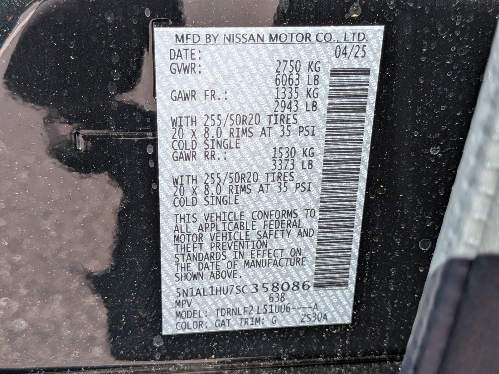 Used 2025 INFINITI QX60 Autograph w/ Cargo Package AWD/4WD image 44