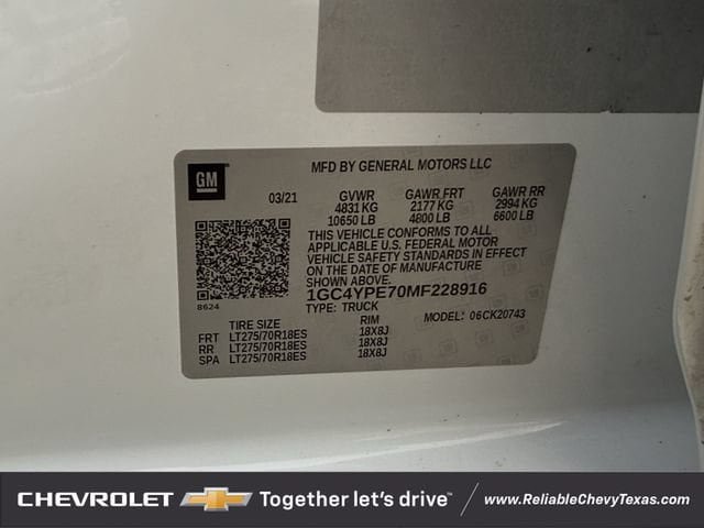 Used 2021 Chevrolet Silverado 2500 LTZ w/ LTZ Convenience Package AWD/4WD image 38