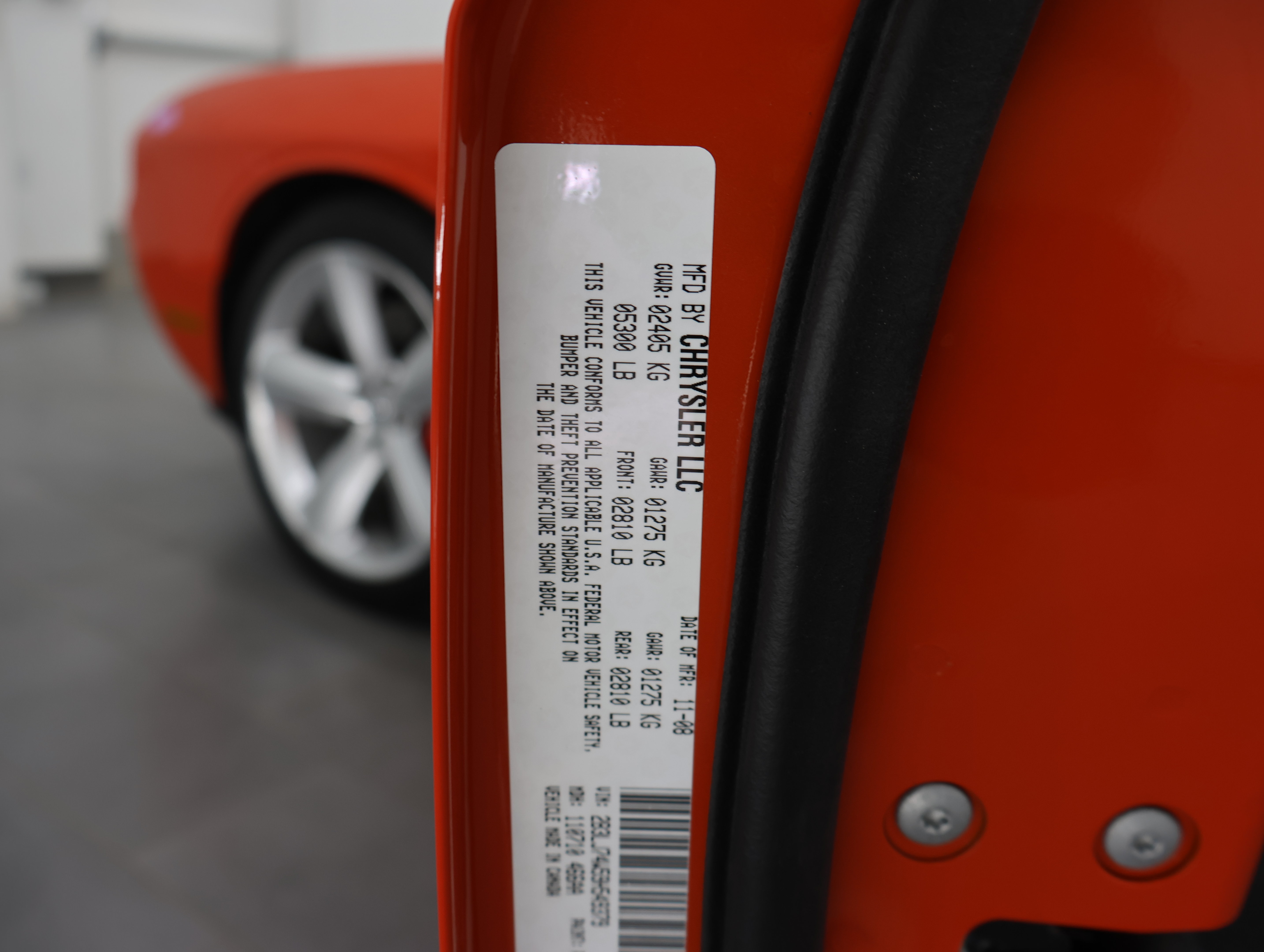 Used 2009 Dodge Challenger SRT8 w/ SRT Option Group II RWD image 49