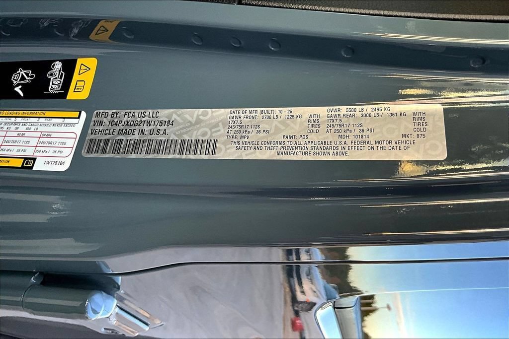 New 2026 Jeep Wrangler Unlimited Sport AWD/4WD image 12