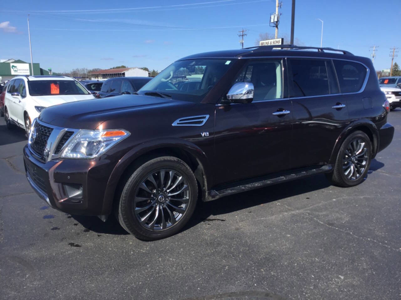 Used 2020 Nissan Armada Platinum w/ Cargo Package AWD/4WD image 1
