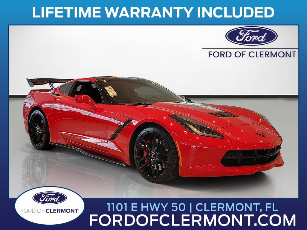 Used 2015 Chevrolet Corvette Stingray Coupe w/ 3LT Preferred Equipment Group RWD image 1
