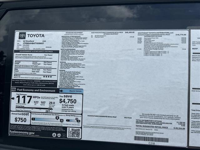 New 2026 Toyota bZ Woodland AWD/4WD image 18