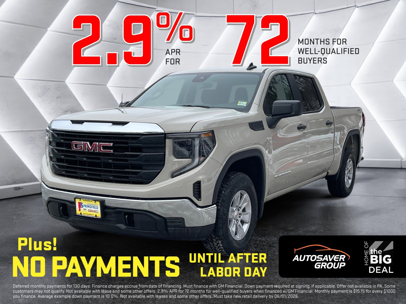 New 2026 GMC Sierra 1500 Pro w/ Pro Value Package