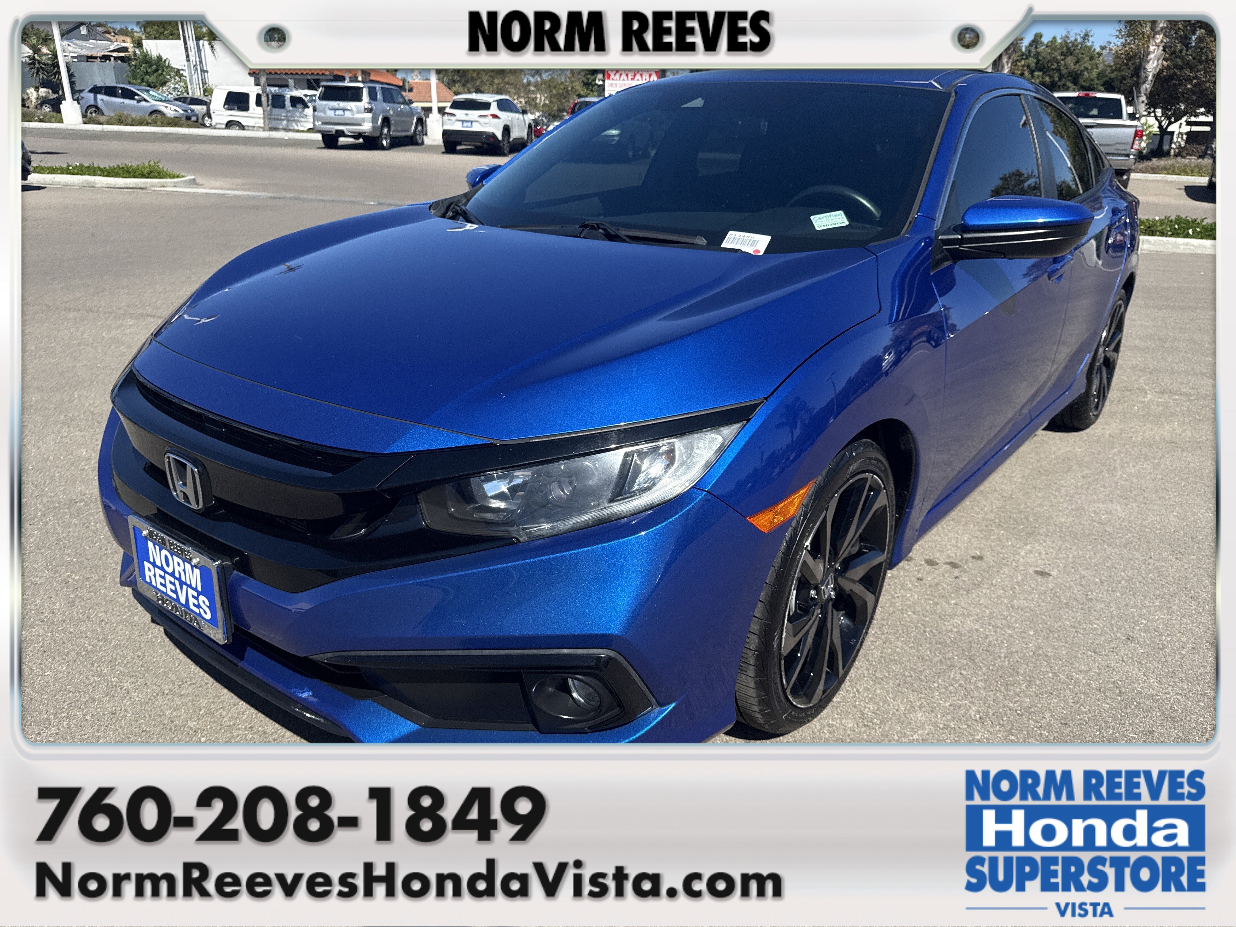 Certified 2019 Honda Civic Sport