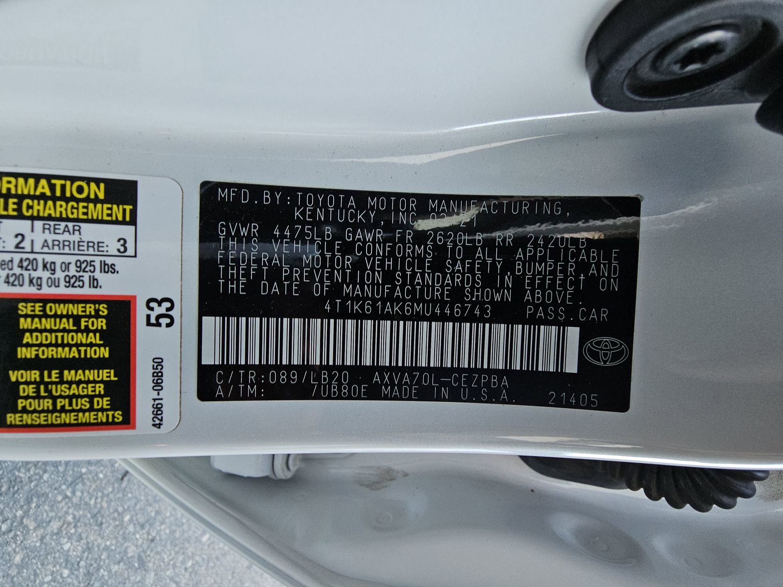 Used 2021 Toyota Camry XSE image 14