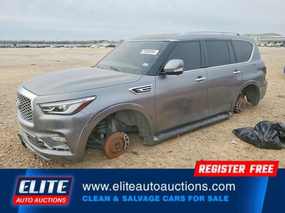 Used 2021 INFINITI QX80 Luxe RWD image 2