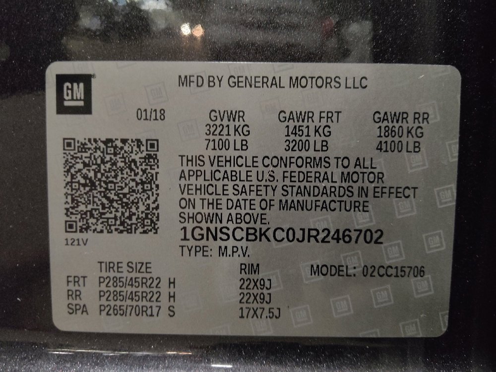 Used 2018 Chevrolet Tahoe LT w/ LT Signature Package RWD image 33