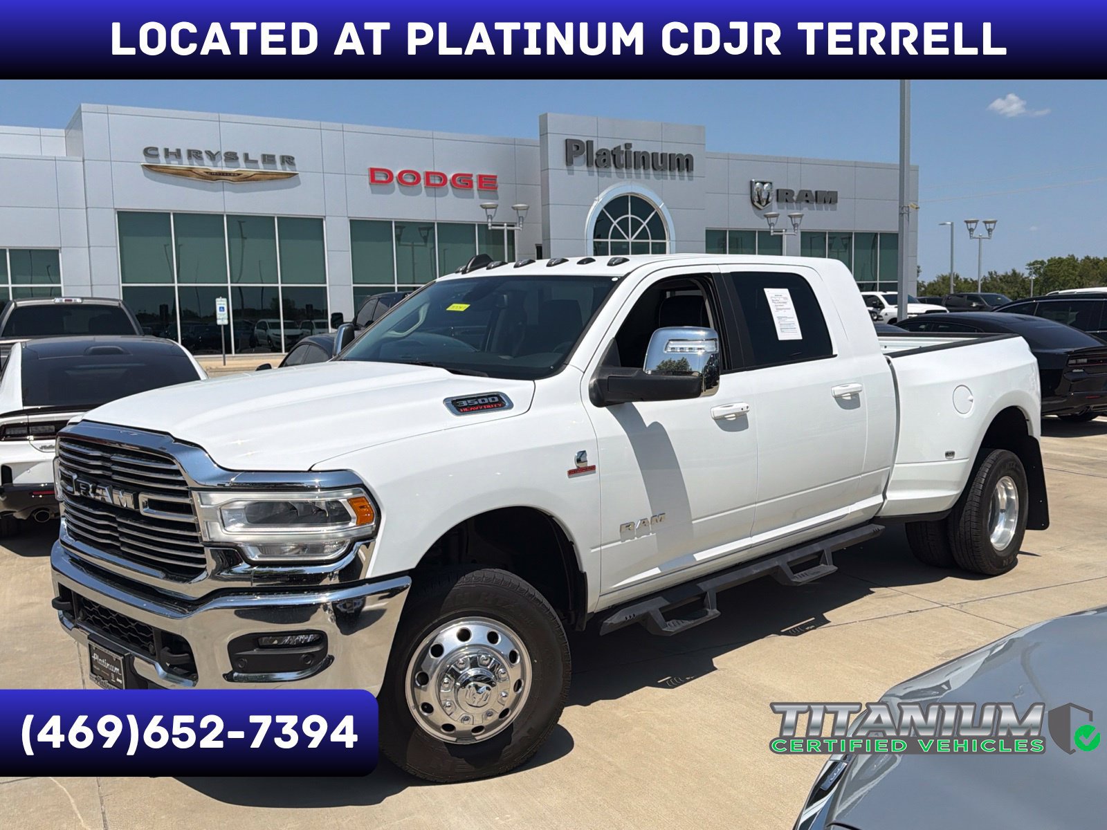 Used 2024 RAM 3500 Laramie w/ Chrome Bumper Package