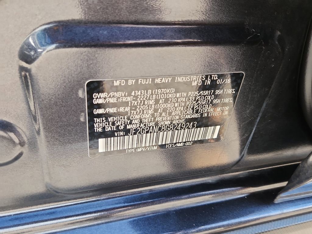 Used 2016 Subaru Crosstrek 2.0i Limited image 21