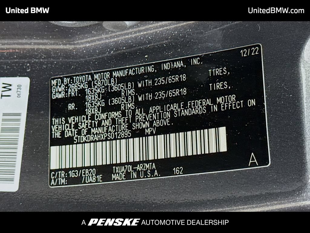 Used 2023 Toyota Highlander XLE FWD image 15
