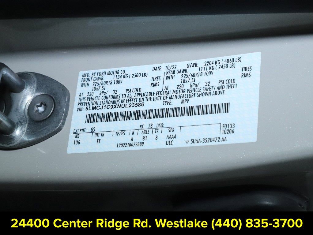 Used 2022 Lincoln Corsair FWD image 20