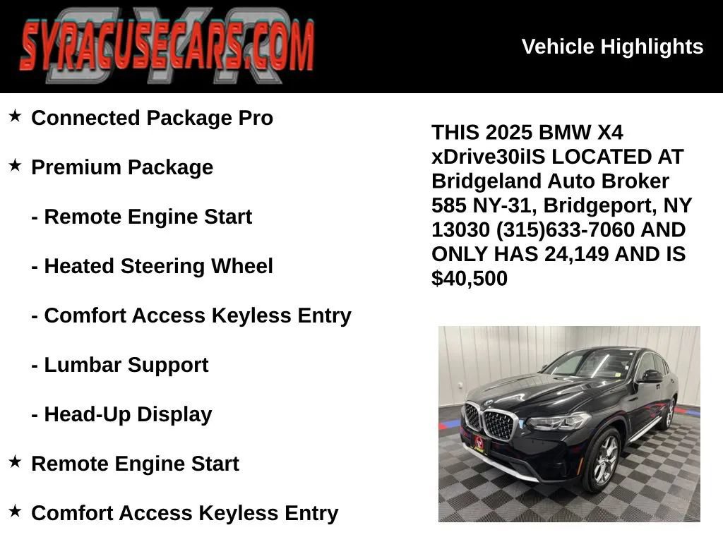 Used 2025 BMW X4 xDrive30i AWD/4WD image 5