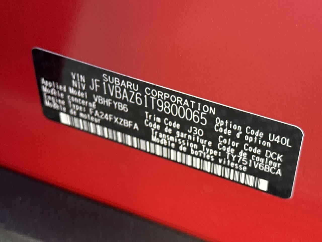 New 2026 Subaru WRX tS w/ WRX Electronics Package AWD/4WD image 29