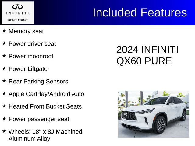 Certified 2024 INFINITI QX60 Pure image 4