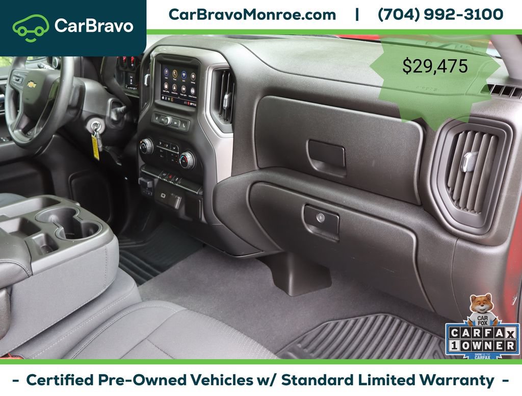 Certified 2020 Chevrolet Silverado 1500 Custom w/ Custom Value Package AWD/4WD image 44