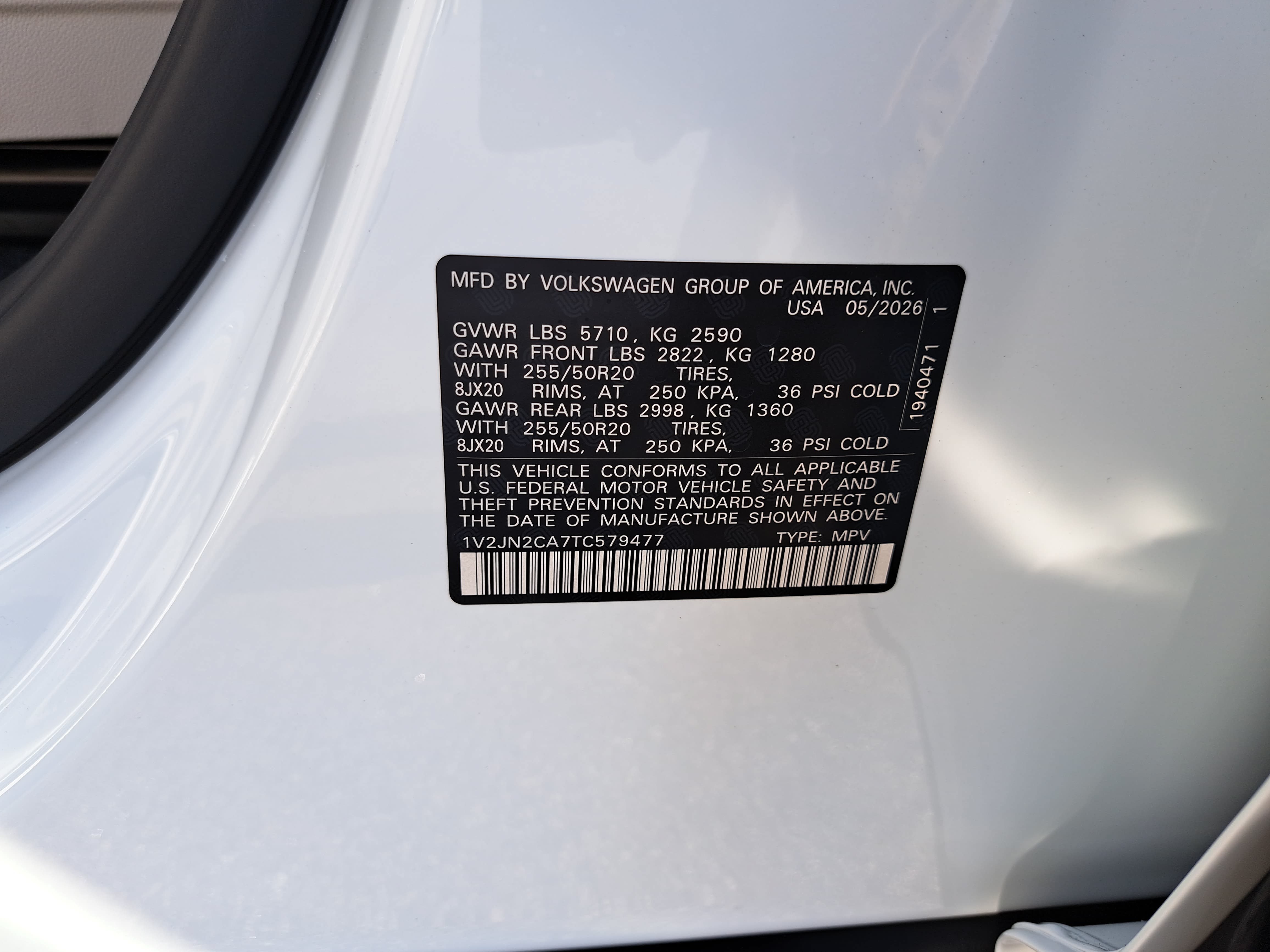New 2026 Volkswagen Atlas SE FWD image 34
