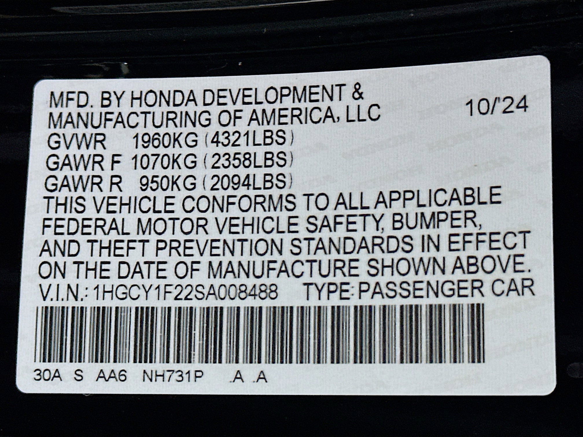 Used 2025 Honda Accord LX image 12